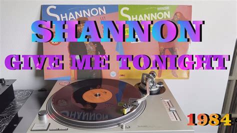 shannon youtube|shannon give me tonight youtube.